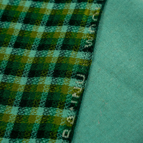 Honey Shirting Emerald Fern Check