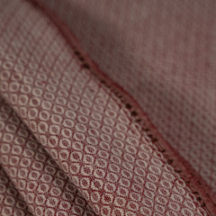 Myla Shirting Maroon Quarterfoil