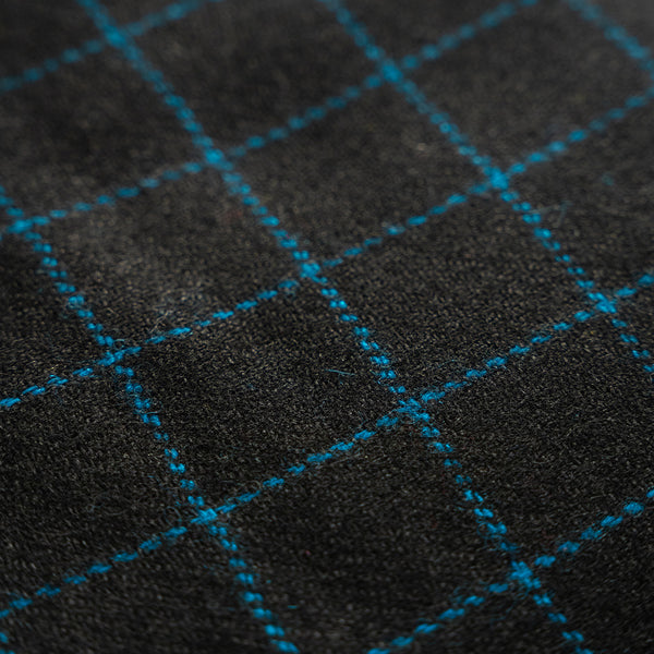 Black Checkered Tweed