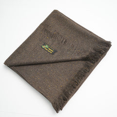 Chocolate Brown Winter Wool Shawl
