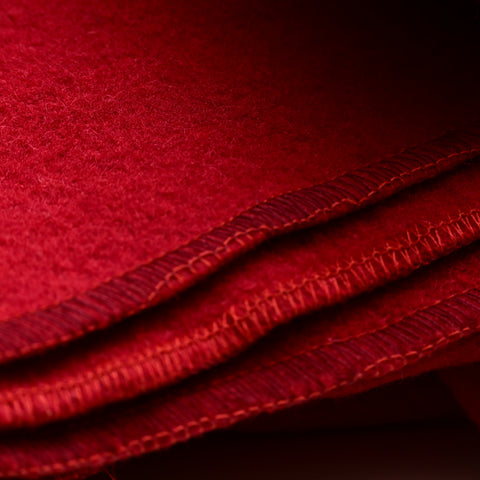 Red Hospital Blanket